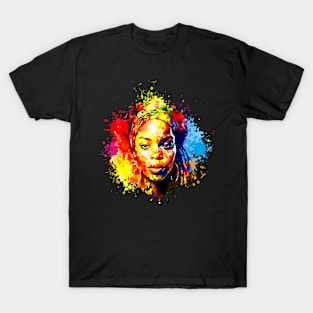 African woman watercolor T-Shirt